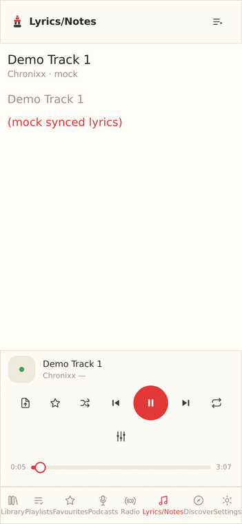 JahSing 3 lyrics on mobile.