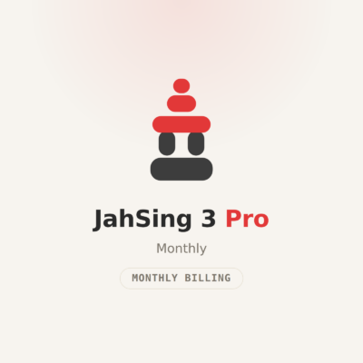 JahSing 3 Pro — Monthly subscription