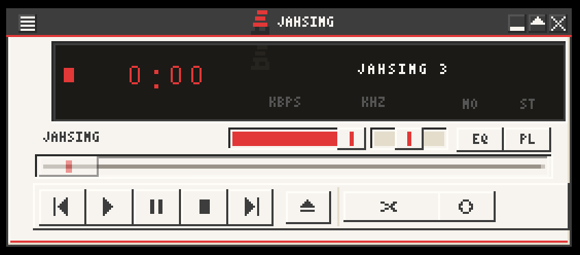 JahSing 3 classic skin mode player window